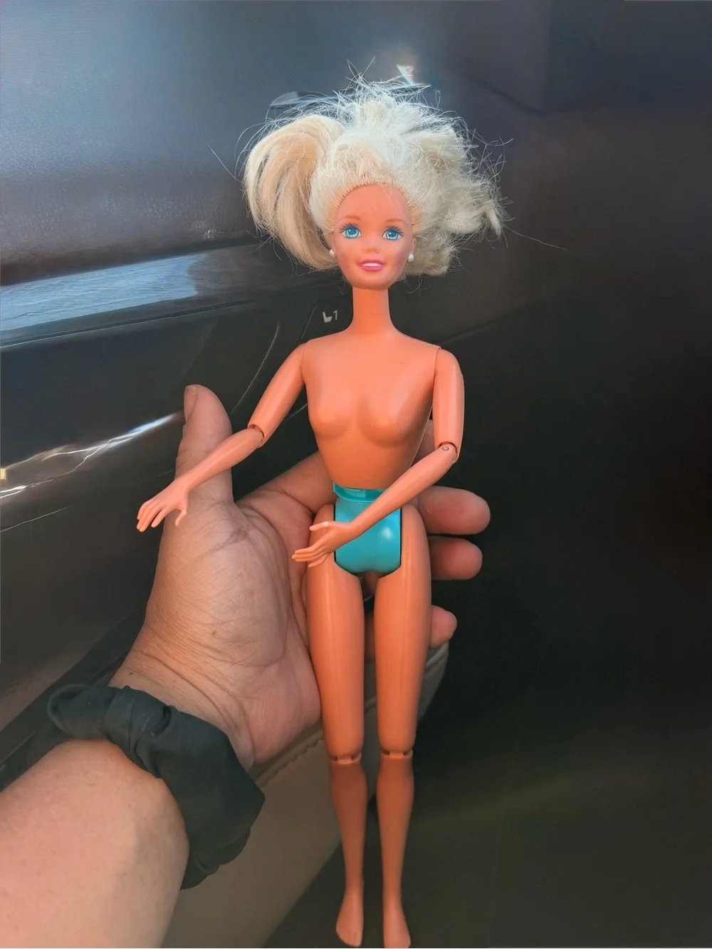 Mattel Blonde Doll Hairpiece - Platinum Blonde